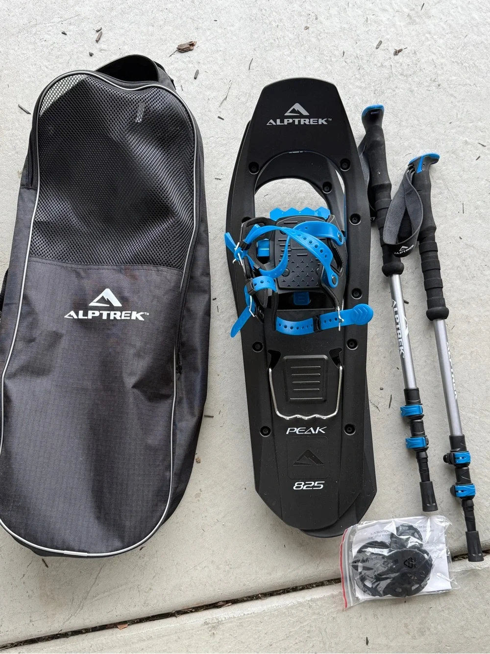 ALPTREK Snowshoes w/ Trekking Poles & Carry Bag – 825 – Costco Up to 200lbs